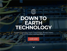 Tablet Screenshot of downtoearthtech.net